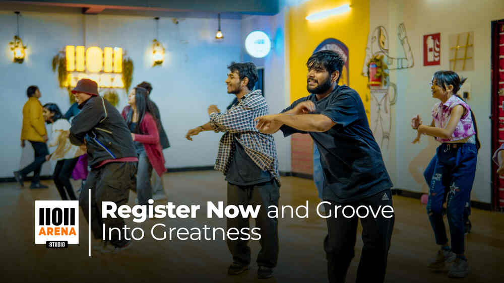 a group of people dancing